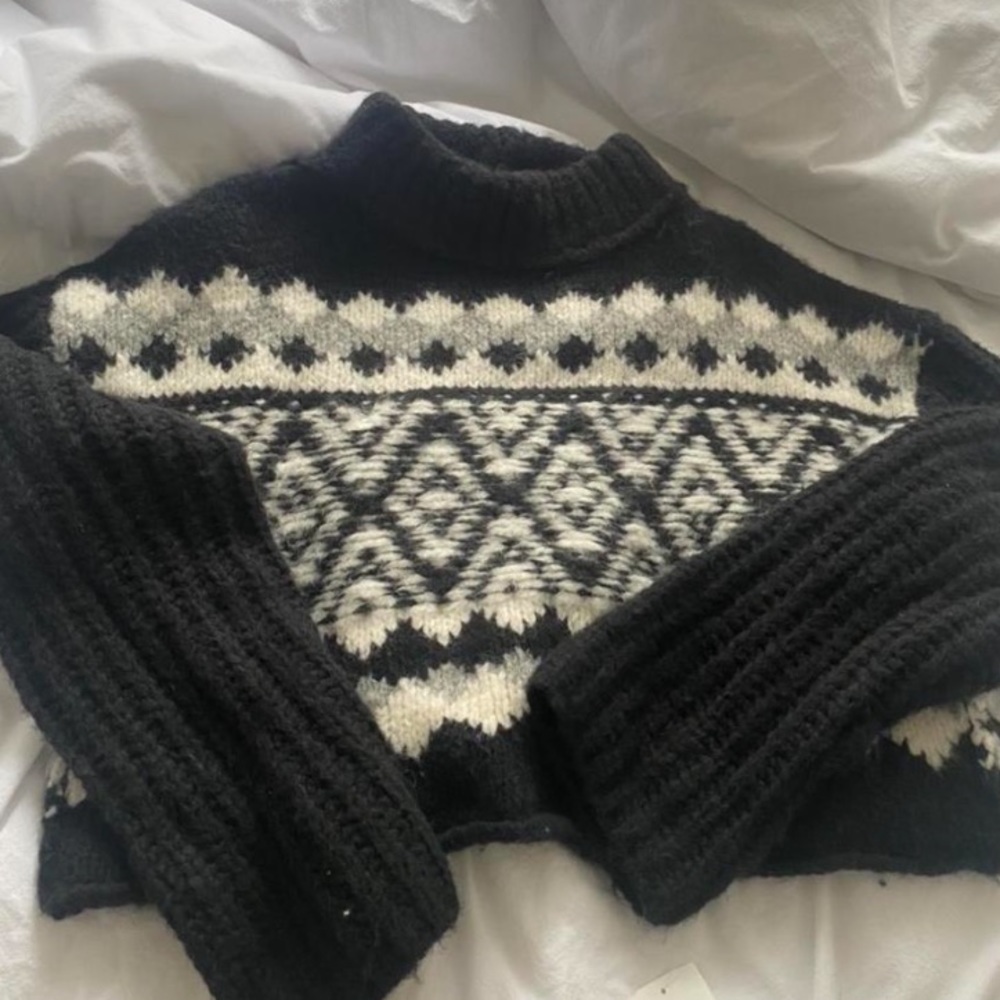 Free People Cropped Sweater!